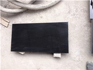 Cheap China Black Shanxi Black Granite Thin Tile, Nero Assoluto Granite Wall Tiles