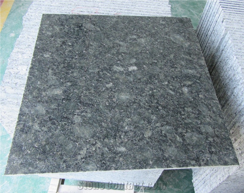 China Butterfly Green Granite Tile & Slab Flooring Tiles Polished Surface, Green Grantie Floor Tile