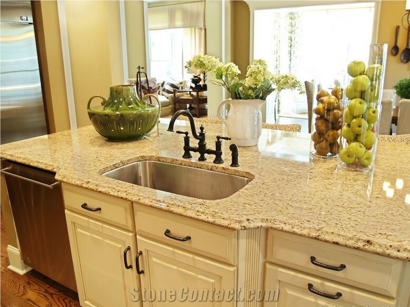 Giallo Ornamental Granite Kitchen Countertop/ Island Countertop