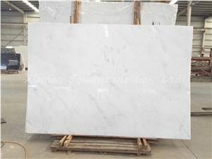 Polished Jw White Marble with Grey Vein, Chinese White Marble Tile & Slab for Wall, Flooring Tiles, Etc.