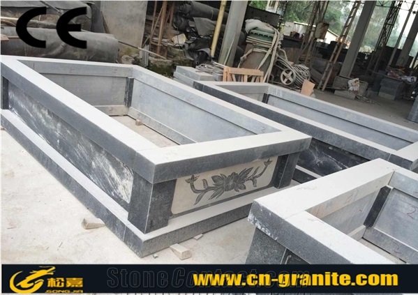 China Black Granite G654 Garden Stone Fence for Decoration Landscaping Stone Stone Pillar Fence