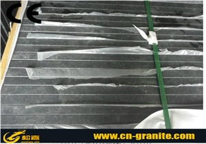 China Black Granite G684 Steps & Stairs Chinese Polished Surface Black Granite Riser