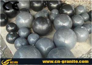 China Black Parking Ball, Polished Granite Parking Ball Chinese Black Granite Ball Parking Barriers China Granite Car Ball