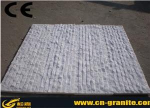 China Crystal White Marble Cultured Stone,Chinese Absolute White Marble Feature Wall Stone