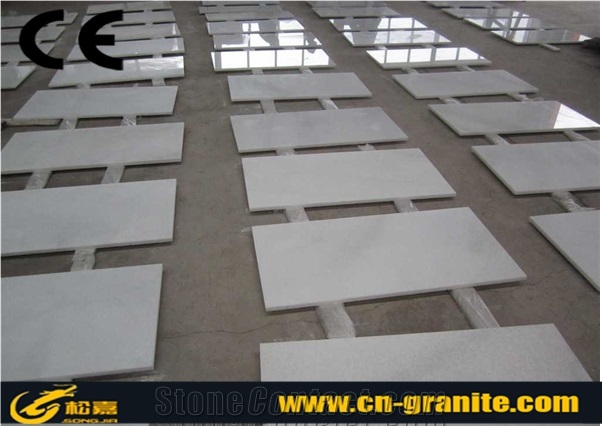 China Crystal White Marble Slabs & Tiles,China Absolute White Marble Tiles,Crystal White Marble Flooring Tiles