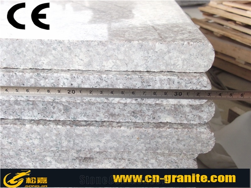 China Granite Pink G664 Stairs & Tiles,Polished Chinese Pink Granite Stair for Interior & Exterior