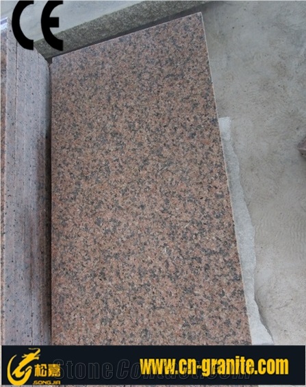China Granite Tianshan Red Tiles & Slabs,Polished Granite Flooring Tiles