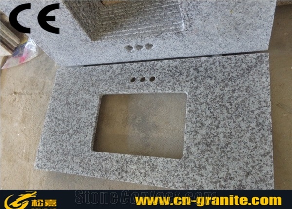 China Grey Granite G439 Countertops Polished Surface China G439 Granite Kitchen Countertops