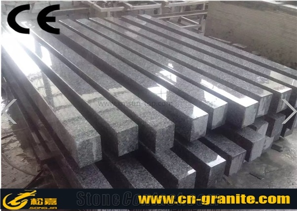 China Grey Granite G640 Kerbstone Chinese Light Grey Granite Curbstone Side Stone Road Stone Mould for Concrete Kerbstone