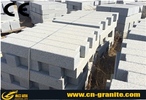 China Grey Granite Kerbstone for Garden Chinese Flamed Stone Curbstone