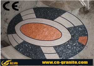 China Marble Waterjet Medallion Tiles,Multicolor Marble Round Medallions,Waterjet Medallion Inddor