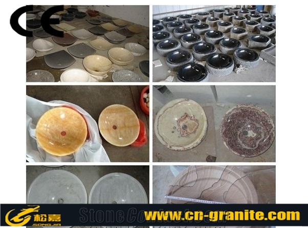 China Natural Yellow Stone Basins & Sinks Sliver Marble Basin Marble Bathroom Sinks Pedestal Basin