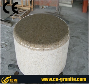 China Rusty Yellow Granite G682 Garden Bench & Chiars G682 Yellow Park Bench Cast Iron Garden Bench