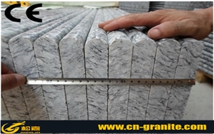 China Spray White Granite Stair & Step Chinese Polished Stone for Stair Riser & Staircase