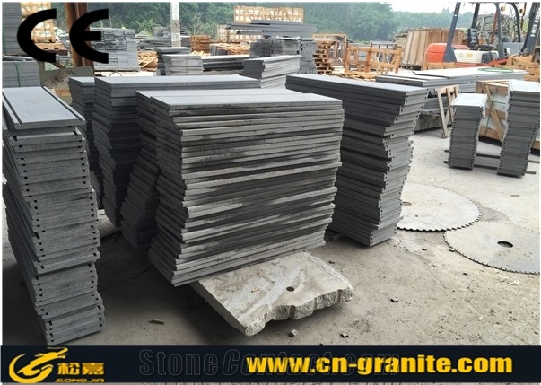 Dark Grey Granite G654 Steps Chinese Grey Granite Stone Steps & Stairs