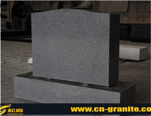 G633 Grey China Granite American Light Grey Top Monument & Tombstone, China Grey Granite Monument Design