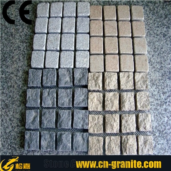 Natural Split Finish Cobbles,Natural Stone Paver,Garden Stepping Pavements,Walkway Pavers,Types Of Paving Stone,China Granite Cobble Stone,Stone Paving Cheap Granite Paver,Stone Pavers