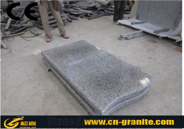 New China Granite G603 Polished Tombstones & Monuments,Grey Granite Western Style Tombstone