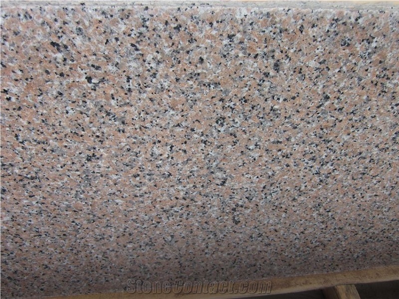 Pink Porrino Granite Tile and Slab Cut to Size for Floor Paving or Wall Cladding.
