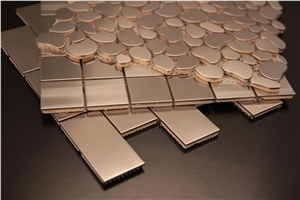 Stainless Steel Mosaic Tiles for Wall Decoration,Wall Cladding Tiles,Metal Mosaic Tiles.