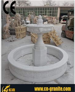 White Marble Water Fountain Garden Water Fountain Stone Sculptured Fountains Outdoor Fountain