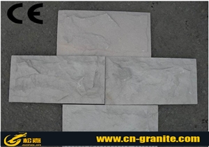 White Quartzite Mushroom Stone, Natural Stone Mushroom Wall Cladding for Wall Decoration