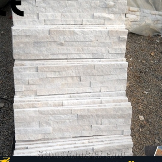 White Quartzite Stone Wall Cladding,Stone Look Wall Paneling,White Quartzite Cultured Stone,,White Quartzite Wall Veneer,White Cultured Stone,Cheap Price Of Cultural Stone
