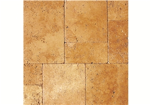 Gold Travertine Paver and Tiles