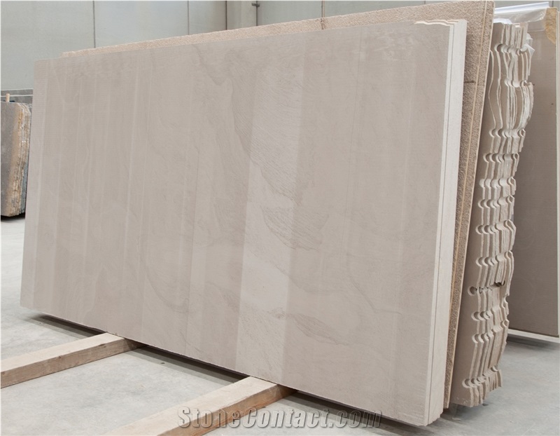 La Pierre Du Thor Sandstone Slabs Polished, Aged, Honed, Flamed, Bush - Hammered, Beige Sandstone Floor Covering Tiles, Flooring Tiles