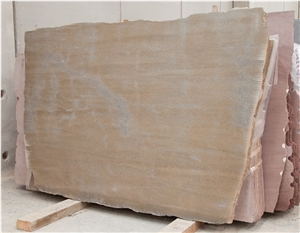 Marron Tundra Sandstone Polished Slabs, Tiles