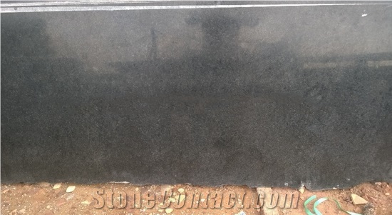 Ash Black Granite Slabs & Tiles, China Black Granite