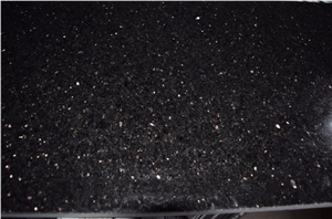 Black Galaxy Granite Tile & Slab China Black Granite