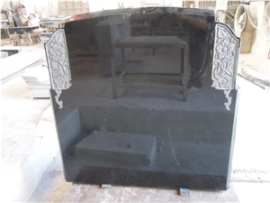 Black Granite Monument Headstone