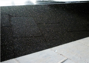 Black Star Galaxy Granite Slabs & Tiles, China Black Granite