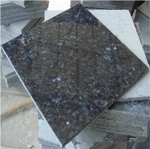 Blue Color Blue Pearl Granite Tile & Slab for Wall and Floor