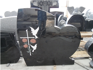 New Product Black Granite Monument Tombstone