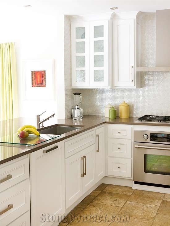 Multiple Color Quartz Kitchen Countertop Easy-To-Clean and Resistant to Stains,Heat and Scratches