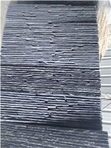 Black Stacked Slate Veneer,Cultured Stone for Wall Stone