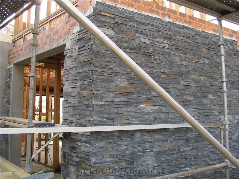 Charcoal Rust Ledger Panel Split Face Slate Cultured Stone For Wall Charcoal Rust Ledger Panel Split Face Slate Cultured Stone For Wall Cladding Xiamen Alot Co Ltd