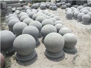 G603 Silver Grey Granite Parking Stone,Ball Parking Stone,Stopping Stone