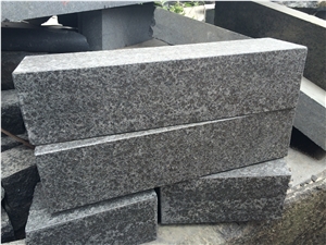 G684 Black Basalt Flamed Deck Step Stone,Outdoor Stair Treads