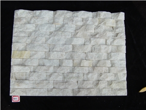 Natural White Slate Split Face Wall Stone,Wall Cladding,White Quartzite Culture Stone