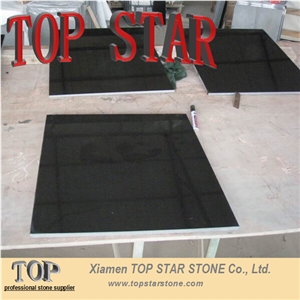 24"X24" Usa Quality Shanxi Black Absolute Black Granite Tile