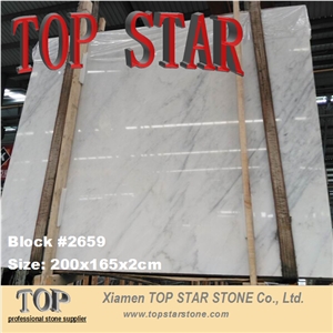 Building Materials Cheap Chinese Statuario White Marble Slabs Bianco Marble Price