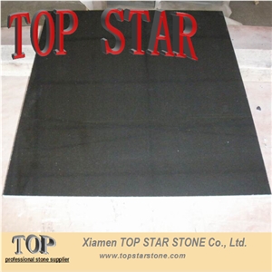 Cheap Polished China Absolute Black Granite Stone 60x60cm Tile for Hotel Floor China Black Granite Tile & Slab