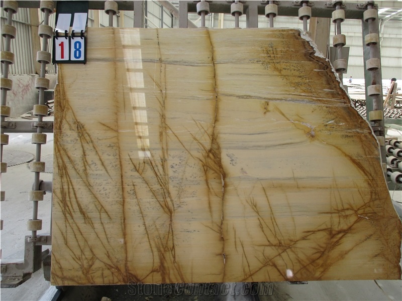 Own Factory-Beige Onyx High Polished Slabs & Tiles for Hotel Floor Covering & Walling