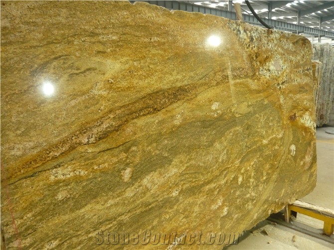 Imperial Gold Dust Granite Big Slabs and Tiles,India New Imperial Gold Floorings,Imperial Gold Granite Gangsaw Big Slabs, Imported Granite Tiles, India Yellow Granite, Floor Tiles