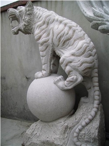 Tiger Sculptures,Granite and Marble Animal Sculptures, Garden Sculptures, Statues, Handcarved Sculptures,Landscape Sculptures, Landscaping Decorations