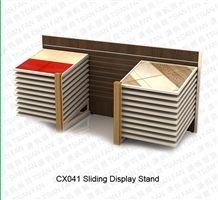 Cx041 Tile Reclining Type Rack Tile Display Rack for Exhibition