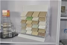 Marble -Quartz-Granite Stone Mini Display Stand Rack